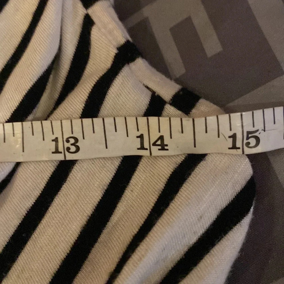 Max Studio strike white black midi sleeveless dress Sz m - Picture 7 of 9